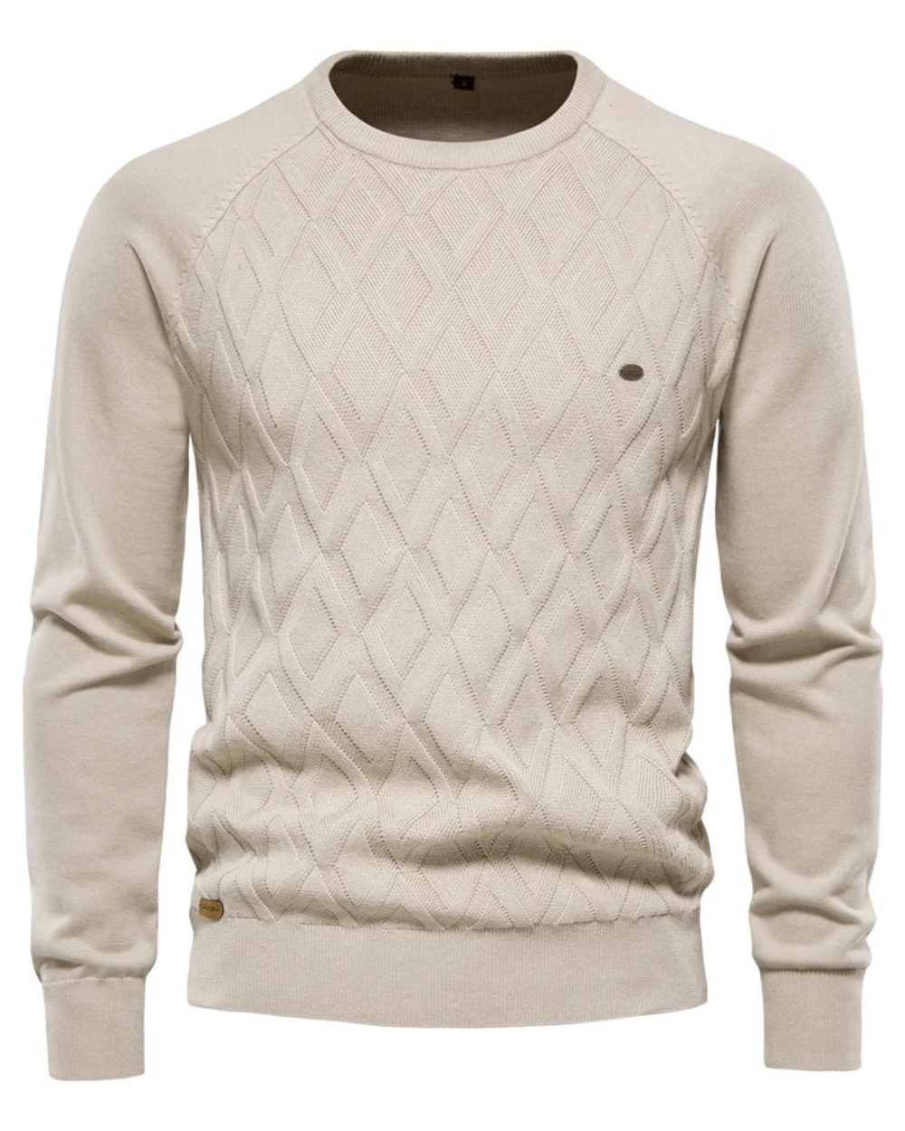 Maglione da uomo con motivo a quadri V2