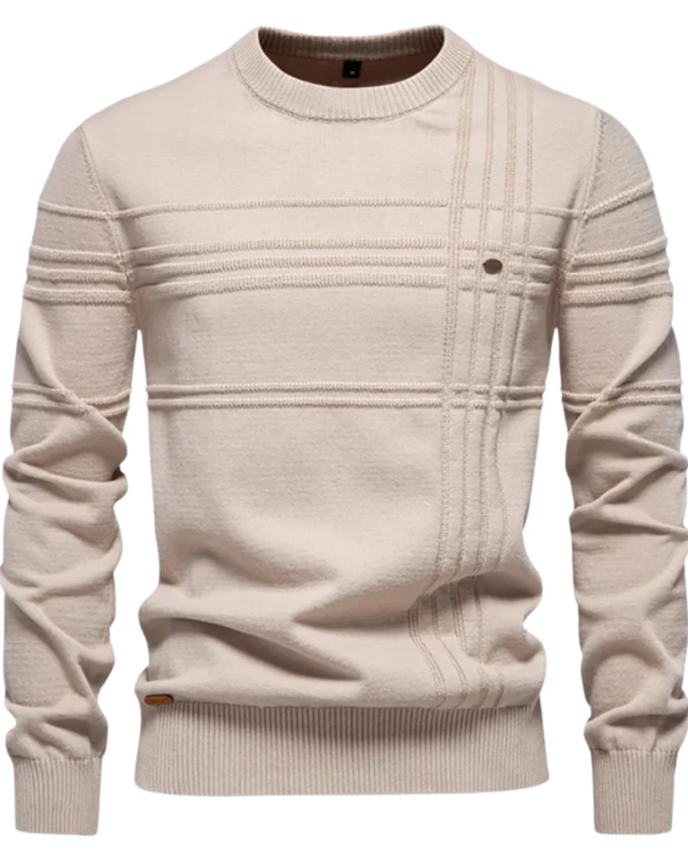 Maglione da uomo con motivo a quadri