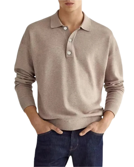 Elegante maglione polo
