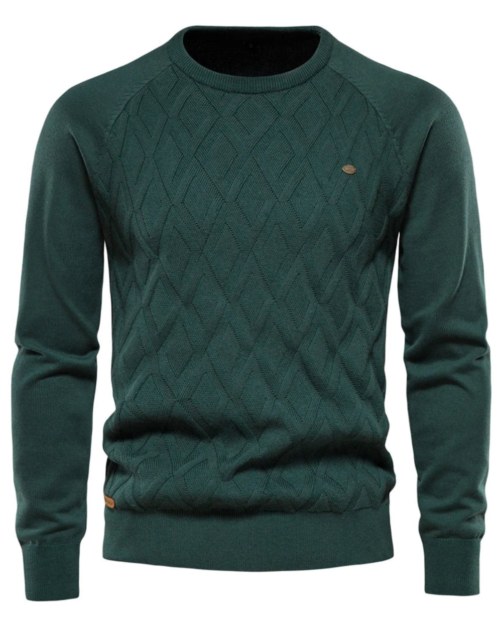 Maglione da uomo con motivo a quadri V2