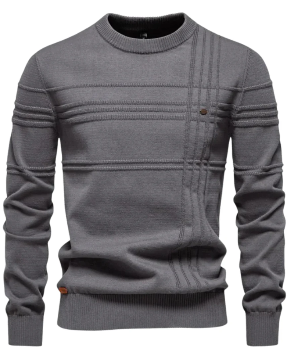 Maglione da uomo con motivo a quadri
