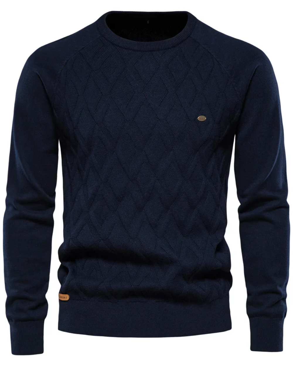 Maglione da uomo con motivo a quadri V2