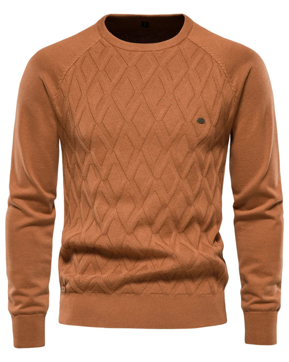 Maglione da uomo con motivo a quadri V2