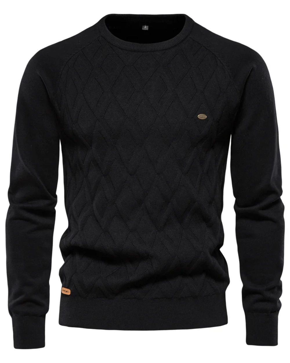Maglione da uomo con motivo a quadri V2