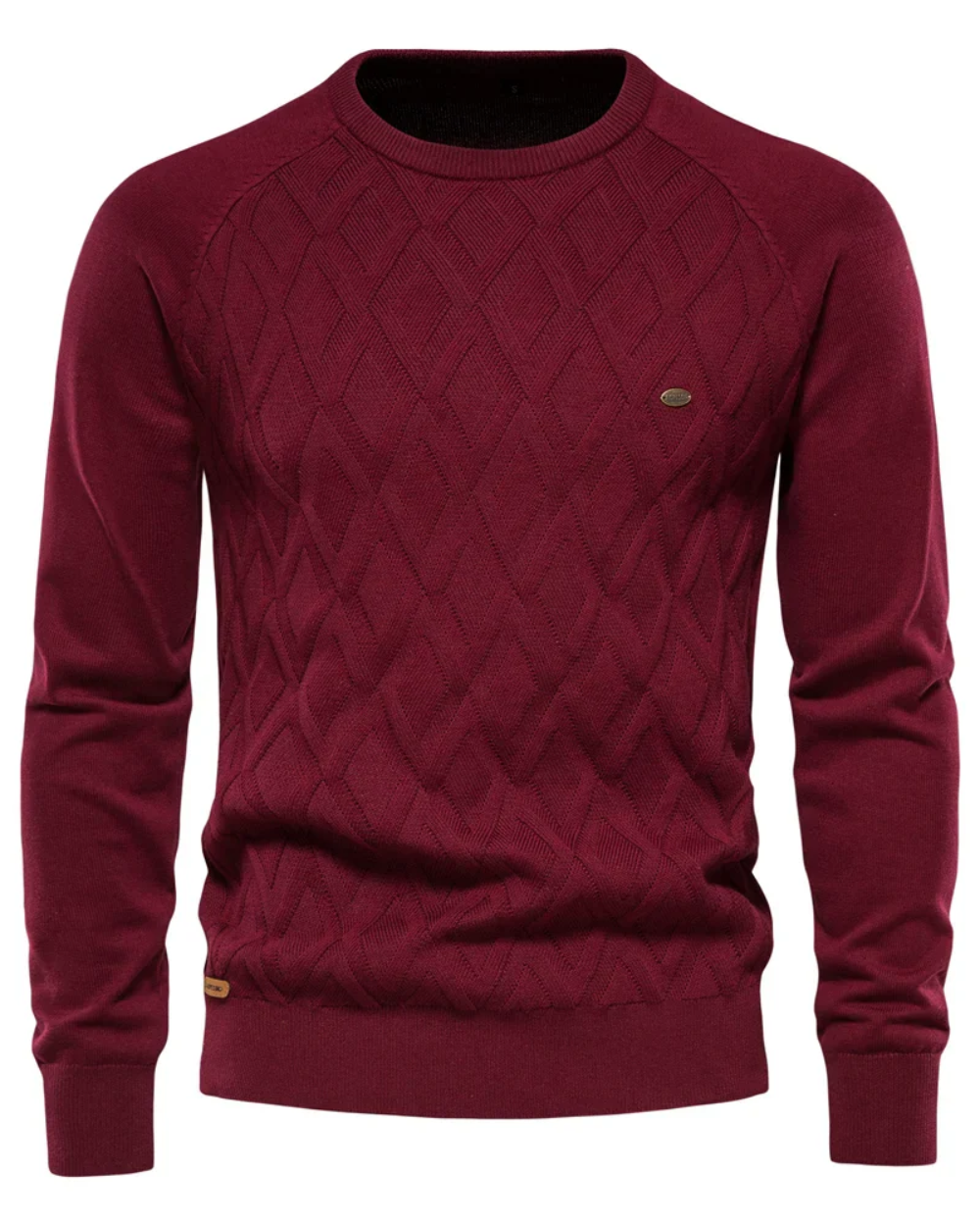 Maglione da uomo con motivo a quadri V2