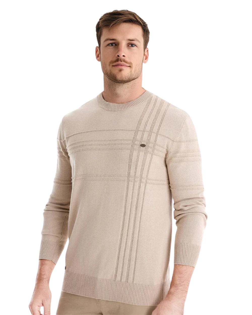 Maglione da uomo con motivo a quadri
